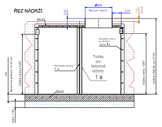 SEPTIK K OBETONOVÁNÍ KRUHOVÝ - 20m³