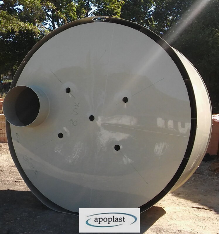 JÍMKA DVOUPLÁŠŤOVÁ KRUHOVÁ - 18m³