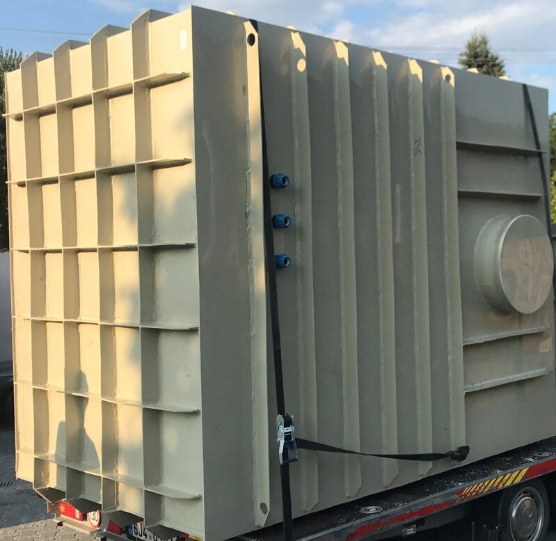 RETENČNÍ NÁDRŽ SAMONOSNÁ HRANATÁ  - 15 m3