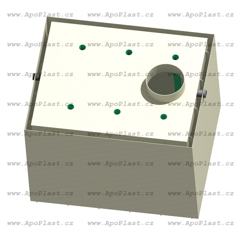 NÁDRŽ DVOUPLÁŠŤOVÁ HRANATÁ  - 18m3