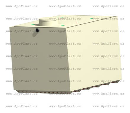 NÁDRŽ DVOUPLÁŠŤOVÁ HRANATÁ - 2m³ NÁDRŽ DVOUPLÁŠŤOVÁ HRANATÁ - 2m³
